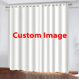 Curtain Custom P O Brand Thick Windows S For Living Room Divider Pod Customized Home Decor with Hooks 1 Panel 230105