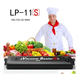 Bag Clips Food Vacuum Sealer Packaging Hine With 15Pcs Bags Household Sealing Electric Packer Vt0938 Drop Delivery Home Garden House Dh53M