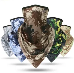 dustproof Triangular scarves bandage Camo Masks Tactical Army Scarf Face Mask outdoor Cycling Neck Gaiter Magic scarf
