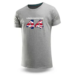 2023 F1 Team Formula One t Shirt Men's New Man's Driver Lewis Hamilton Digital 44 Print Summer Male Breathable Streetwear Classic Short Sleeve Top