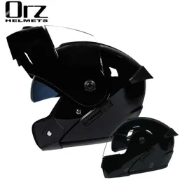 Шлемы модульный перевернуть двойной козел шлем с полным лицом CAPCQUE Moto Racing Motocross Dot Motocicleta 0105