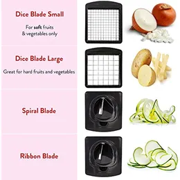 Fullstar 4 Blade Vegetable Chopper And Slicer With Container Pro Food Black Dicer  Cutter For Onion And Easy Vegetable Side Dishes 0107 From Puppyhome, $24.67