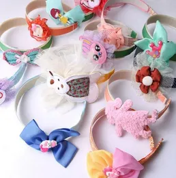 10pcslot Mix Style Farben Baby Girls Hairband Stirnbänder für Kinder Haarschmuckzubehör Geschenk HJ338747134