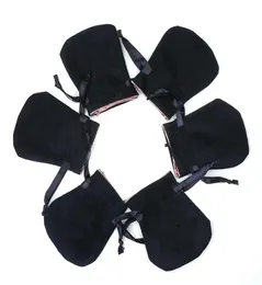 ブラックホワイトベルベットバッグはヨーロッパのパンドラジュエリーパッケージビーズチャームとブレスレットネックレスジュエリーファッションペンダントポーチ5818207