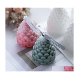 Craft Tools Moe Sile Bougie Candle Moldes Silikon Form Para Velas Forma Silikonowa Making Pine Cone Shape Decoration Drop Delivery H Dhvqj