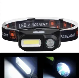 Lampada frontale ad alta potenza Cob Xpe Led Fari larghi Fari anteriori ricaricabili impermeabili Faro esterno super luminoso ad alti lumen