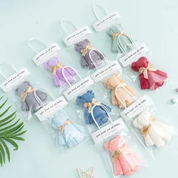 Towel Coral Velvet Bear Adult Baby Full Moon Ceremony Feast Wedding Gift Business Annual Meeting Transparent Bag