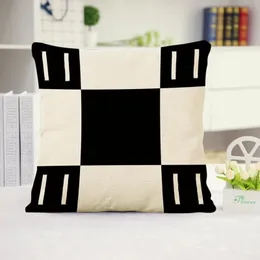 Designer Pillow Home Luxury Linen Pillowcase Living Room Pillows Sofa Cushion Decorative Pillows Cotton Letter H Car Cushion Decor 2301073QS