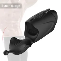 Nxy Sex Vibrators Masturbators Powerful Male Vibrator Quickly Stimulator Penis Stimulation Delay Trainer Masturbator Games for Men Adults 10 Modes 1216