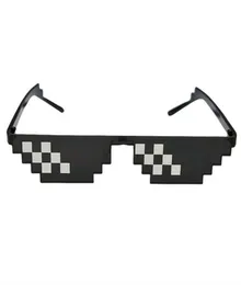 8 bit haydut hayat güneş gözlüğü pikselli erkekler kadın marka parti gözlükleri mozaik uv400 vintage gözlük unisex hediye oyuncak gözlükleri1856609