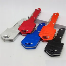 Outros acess￳rios de faca Novo forma de cora￧￣o mtifunccional cadeia de chave mini dobramento frutas ao ar livre Sabre Swiss Selfdefense Knives EDC Tool G Dhanx