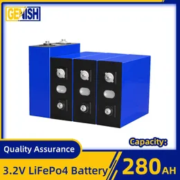 1/4/16/32pcs 3.2V LIFEPO4 280AH BATERIA INTERNAGEM DE CAPACIDADE 12V 24V Células recarregáveis ​​Paco