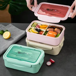Zestawy naczyń obiadowych plastikowe pojemnik na lunch Nieprzepuszczalne przyjazne mikrofalowe pudełko na posiłek do domu w kuchni wszechstronność Wszechstronność