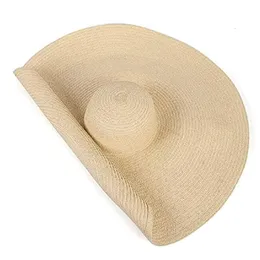 Wide Brim Hats Bucket Women's Straw Summer Foldable Roll up Floppy Beach Cap Oversized Eaves Sun for Women Girls Travel 230106