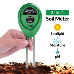 3 in 1 bodemwater vocht licht pH -meter tester Digitale analyset testdetector voor tuinplant bloem hydrocultuur tuingereedschap289m