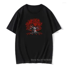 Мужские футболки Winter Coming Magic Tree Winterfell Weirwood Shirt For Men Picture Funky T-Shirt Round Neck Tee большого размера
