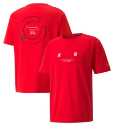 2022F1 Formuła 1 T-shirt z krótkim rękawem Formuła 1 Wersja drużyna Racing Suit Crewneck TEE Oficjalny ten sam styl można dostosować
