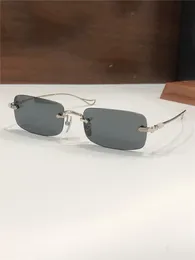 Hot Luxury Mens Designer Solglasögon för män Vomans solglasögon för kvinnliga mans Rimless CHR Design Frameless UV400 Protecetive Lenses Heavy Process Par glasögon