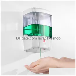 Flytande tvål dispenser 700 ml väggmonterad handtvätt hemtoalett loo badrum duschgel pump manual pressande y200407 drop leverans ga dhpct