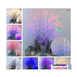Party Decoration Led Willow Branch Lamp 20 Bbs Battery Powered Light String Vase Filler Twig Home Christmas Dbc Drop Delivery Garden Dhqrd