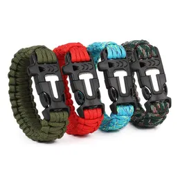 umbrella rope survival bracelet camping hiking rescue bracelet outdoor cycling emergency Escape Tactical Wrist Strap