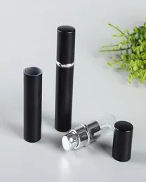 Tüm Dolum Şişesi Siyah renk 5ml 10ml Mini Taşınabilir Doldurulabilir Parfüm Atomizer Sprey Şişeleri Boş Şişeler Kozmetik Contai3911102