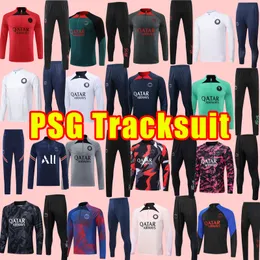 Adultos 22 23 Psgs Mbappe Soccer Tracksuits 2022 2023 di Maria Wijnaldum Sergio Ramos Hakimi Quarto