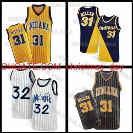 Reggie 31 Miller Basketball Jerseys Penny 1 Hardaway Tracy 's McGrady Jersey Jonathan City Mens' s Lsu 's Isaac State Tigers College