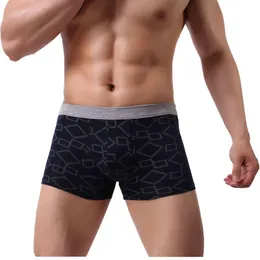 Mutande da uomo in cotone boxer morbido e traspirante intimo maschile confortevole e solido mutandine pantaloncini Homme per 2023 mutande