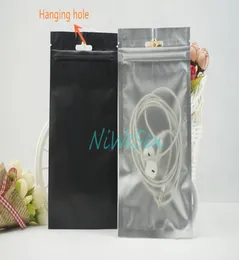 100pcslot 10x18cm front matte transparent plating mylar foil ziplock bag reusable food grade pack rice poly pouch orange almond7465110