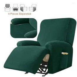 Stuhlhussen Split Stretch Velvet Recliner Cover Lazy Boy Modern Sofa Armchair