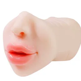 Beauty Items Oral sexy Masturbator 3D Realistic Deep Throat Men Silicone Artificial Vagina Mouth Anal Erotic Toys For Adult Shop