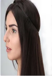12Quot26quot 100 Brazylijskie ludzkie włosy Halo Włosy Włosy na ludzkie włosy przedłużenie 1PC