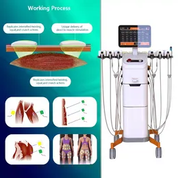 Vertikal bantmaskin 1MHz Monopolärt fettupplösning RF Radiofrekvens Trushape ID Body Slimming Trusculpt Machine med 8 handtag förlustvikt Vikt