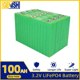 3.2V LIFEPO4 100AH ​​LITIUM IRON FOSFATECHARECHAREABLE DIY BATTERY DEEP CYCLE CELLER FÖR 12V 24V 48V RV EV RECHAIR CAMPING SUV