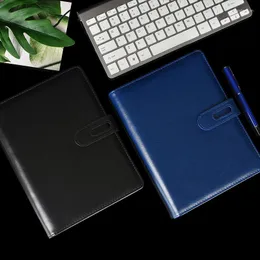 Spiral Notebook A5 PU Leather Office Business Notebooks 6 Hole Diary Planner AgendaDaily Agenda Organizer Papeleria Stationery