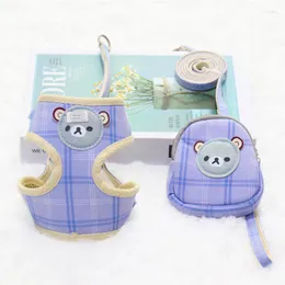 Dog Collars Collar Traction Rope Vest Type Cat Chain Walking Chest Strap Small And Medium-sized Teddy Pet Products