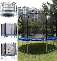 1441 -calowy zamiennik na zewnątrz Trampolina Bezpieczeństwo Bezpieczeństwo dla czarnego sprzętu fitness Ogólne okrągłe rama trampolina2686182