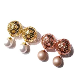 2019 جديد على الطراز الأوروبي والأمريكي معقدة Hollowout Pearl Fashion Female Dangle Stud Jewelry for Womans5938563