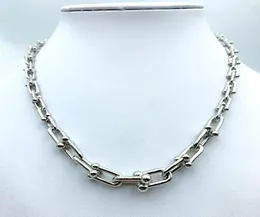 Chains Women 925 Sterling Silver HardWear Series Graduated Link Necklace Charm U Type Necklaces Luxury Brandif Jewelry1191051