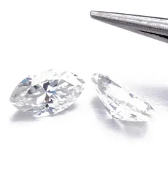 Cały markizowy genialny cut moissanite luźne kamienie vvs1 doskonałe wycięte klasa test Pozytywny diament laboratoryjny do robienia pierścieni Jewel5903875