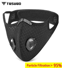 TOSUOD Anti Dust Face Mask AntiPollutionWith Filter mask Activated Carbon PM 25 road bike Sports cycling face Filter mask8386120