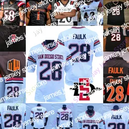 American College Football Wear Shirts San Diego State Aztecs Football Jersey NCAA College Marshall Faulk Williams Jordon Brookshire Greg Bell Bellinger Patrick Mc