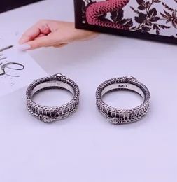 New Design S925 Sterling Silver Ring Stripes Fashion Trend Rings Top Qualtiy Jewelry Supply1558577