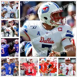 American College Football Wear Custom SMU Mustangs Football Jersey NCAA College Men Men Młodzież Patrick Nelson James Proche Reggie Roberson Jr.xavier Jones Shane