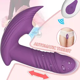 Beauty Items Telescopic Dildo Vibrator Clitoris Sucking sexy Toys For Women Wearable Panties Vagina Stimulator Wireless Remote sexytoy