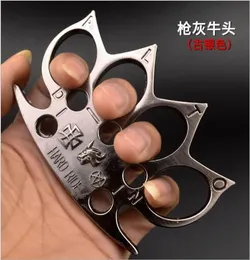 Verdikt 20 Bull Head Tiger Finger Glove Hand Clasp Fist Clasp Iron Fourfinger Tiger Legal Defense Self Defense Weapon5284392