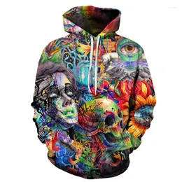 Heren Hoodies 3D Drukken Sweatshirts mannelijke hooded hoodie lange mouw homme capuche jongens hiphop sweatshirt