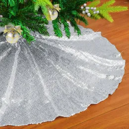 Juldekorationer Shinny Tree kjolar paljetter Luxury Year Xmas Decoration Faldas de Arbolito Navidad