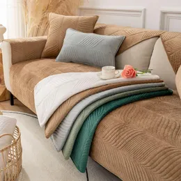 Chaves de cadeira Sofá moderno para a sala de estar espessa de macio almofada de almofada minimalista capa de canto de canto de toalha Reclinner de sofá
